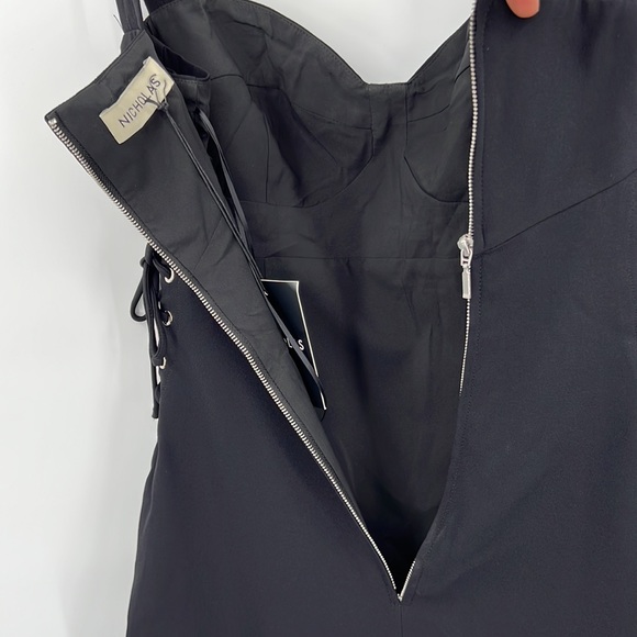 NICHOLAS Cristina Dress in Black 4 - Picture 12 of 14